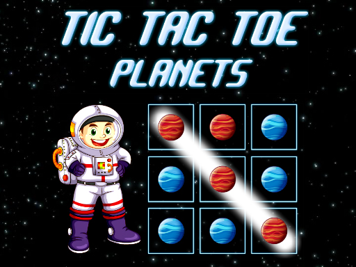 Tic Tac Toe Planets Game
