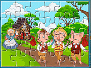 Play Pig Family Jigsaw Pig Family Jigsaw Game Online